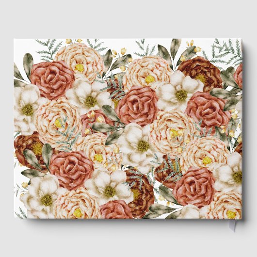 Budget Neutrale Boho Terracotta Gastenboek (Achterkant)