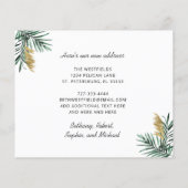 Budget New Address Florida Map Beach Moving Kaart (Achterkant)