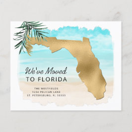 Budget New Address Florida Map Beach Moving Kaart