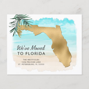 Budget New Address Florida Map Beach Moving Kaart