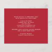 Budget New Home Red Cardinal Holiday Announcement (Achterkant)