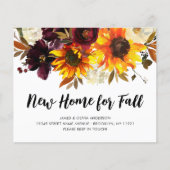 Budget New Home voor Herfst Autumn Sunflower Movin (Voorkant)