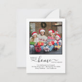 Budget New Home We hebben Foto Holiday Moving verp Notitiekaartje (Voorkant)