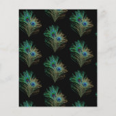 Budget New Orleans Mardi Gras Birthday Party Flyer (Achterkant)