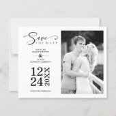 Budget Nice Modern Romantic Wedding Couple Photo (Voorkant)