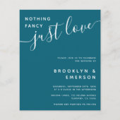 Budget Niets bijzonders Gewoon lief Huwelijksuitno (Voorkant)