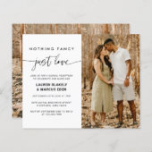 BUDGET Niets bijzonders, gewoon lief trouwfeest El (Voorkant / Achterkant)