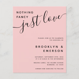 Budget Niets Fancy Alleen Liefde Weddenschap Uitno