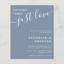 Budget Niets Fancy Alleen Liefde Weddenschap Uitno