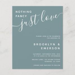 Budget Niets Fancy Alleen Liefde Weddenschap Uitno