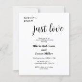 Budget Niets Fancy Alleen Liefde Weddenschap Uitno (Voorkant)