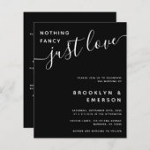 Budget Niets Fancy Details Weddenschap (Voorkant / Achterkant)