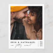 Budget Niets Fancy Gewoon Liefde Retro Bruiloft (Achterkant)