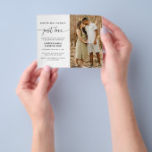 BUDGET Niets Fancy gewoon liefdesweddenschap Flyer (Hand)