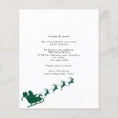 BUDGET Nieuw Home Foto Groen Santa Sleigh Moving (Achterkant)