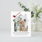 BUDGET Nieuw Home Foto Rood Santa Sleigh Moving (Staand voorkant)