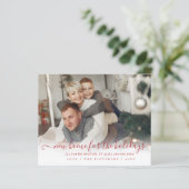 Budget Nieuw startpunt voor Feestdagen Fotokaart (Staand voorkant)