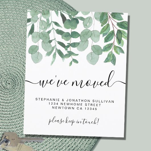 Budget nieuwe Adres Vooraankondiging Eucalyptus