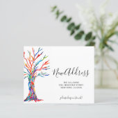 Budget nieuwe adresboom Kaart bekendmaking verplaa (Staand voorkant)