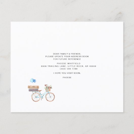 Budget nieuwe adressenoplossing Waterverf Floral B (Achterkant)