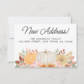 Budget nieuwe adreswijziging bekendmaking mini-Kaa Notitiekaartje (Voorkant)