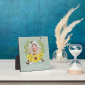 BUDGET Nieuwe baby FOTO Cadeaus Zonnebloemen Bijen Fotoplaat (Insitu)