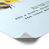 BUDGET Nieuwe baby FOTO Cadeaus Zonnebloemen Bijen Poster (Hoek)