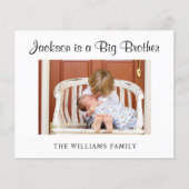 Budget nieuwe baby foto geboorteaankondiging (Voorkant)