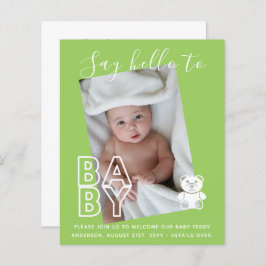 BUDGET Nieuwe baby FOTO Kaarten - Modern Leuke Jon