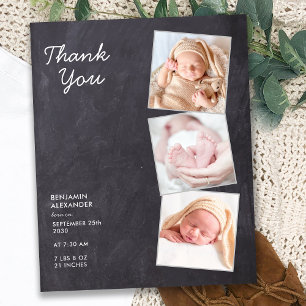 Budget Nieuwe Baby Foto Schoolbord Shower Bedankt