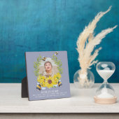 BUDGET Nieuwe baby FOTOCadeaus Zonnebloemen Bijen  Fotoplaat (Insitu)