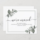 Budget nieuwe Home Elegant Eucalyptus Moving Kaart (Voorkant / Achterkant)