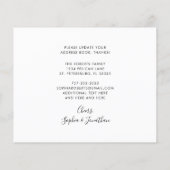 Budget nieuwe Home Elegant Eucalyptus Moving Kaart (Achterkant)