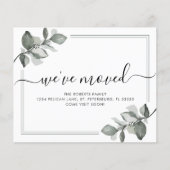 Budget nieuwe Home Elegant Eucalyptus Moving Kaart (Voorkant)