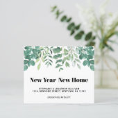 Budget nieuwe Home Moving Announcement-kaart (Staand voorkant)