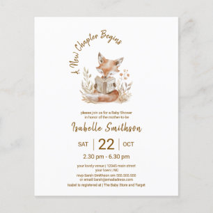 Budget Nieuwe Hoofdstuk Begint Giraffe Baby Shower