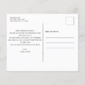 Budget nieuwe Pet Nieuwe Aankondiging van Puppy (Achterkant)