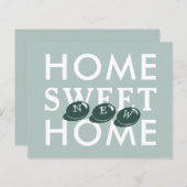 Budget nieuwe startaankondiging voor thuisgebruik (Voorkant / Achterkant)