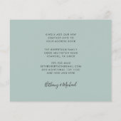 Budget nieuwe startaankondiging voor thuisgebruik (Achterkant)