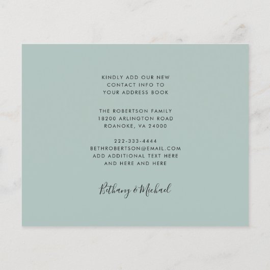 Budget nieuwe startaankondiging voor thuisgebruik (Achterkant)