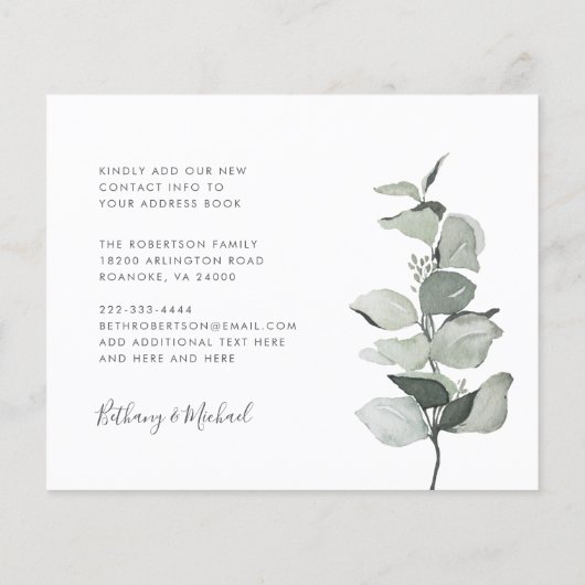 Budget nieuwe startaankondiging voor thuisgebruik (Achterkant)