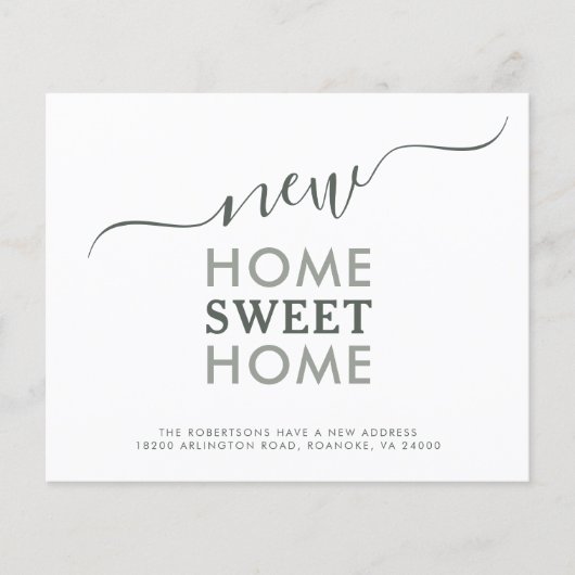 Budget nieuwe startaankondiging voor thuisgebruik (Voorkant)