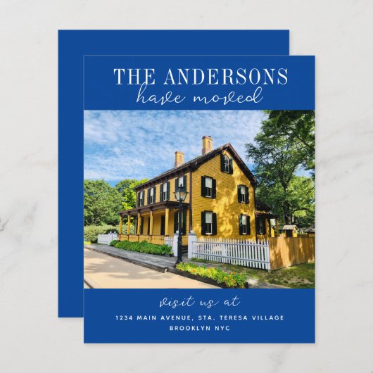 Budget nieuwe startfoto blauwe bekendmaking verpla (Voorkant / Achterkant)