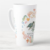 BUDGET Nieuwgehuwden Huwelijkscadeaus Aangepaste Z Latte Mok (Linkerhoek)