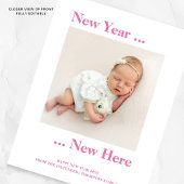 Budget Nieuwjaar Nieuw Hier Foto Aankondiging Gebo