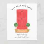 Budget Nieuwjaar Nieuw Home Rode deur Verhuizen (Voorkant)