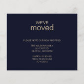 Budget nieuwjaar nieuwe Home Moving Photo Holiday (Achterkant)