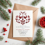 Budget Nordic Birds Kerst repetitie diner<br><div class="desc">Nodig je geliefden uit om je repetitiediner te vieren met onze Budget Nordic Birds Christmas Repetition Dinner Party Invitation. Met grillige vogeltradities en feestelijke vakantiedetails geïnspireerd op de Scandinavische design, zet deze bijzondere uitnodiging de toon voor een gezellig winterfeest. Perfect voor koppels die houden van de charme van de Scandinavische...</div>