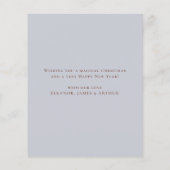 Budget Nordic St Nicholas Kerstmis Kaart (Achterkant)