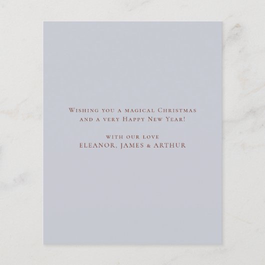 Budget Nordic St Nicholas Kerstmis Kaart (Achterkant)